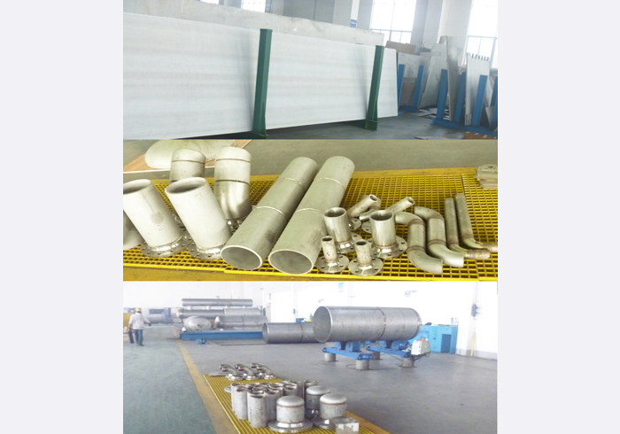 不锈钢车间物品摆放