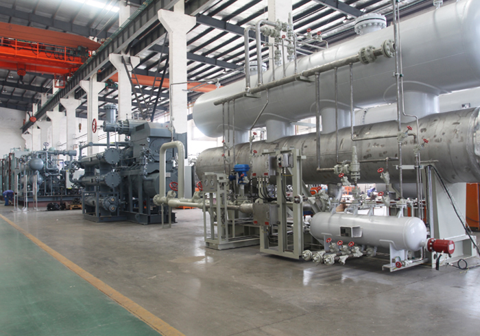 工业冷冻系统制造车间